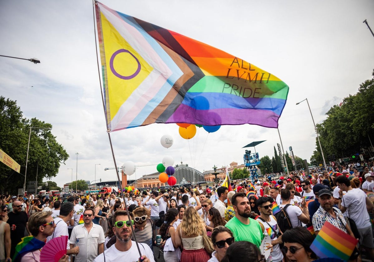 Asistentes a la manifestación Estatal del Orgullo LGTBIQ+