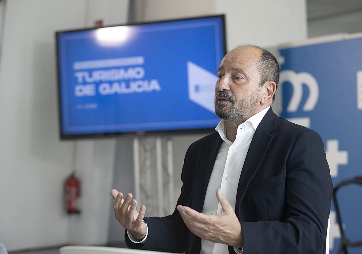 Xosé Merelles, el pasado miércoles en la Cidade da Cultura