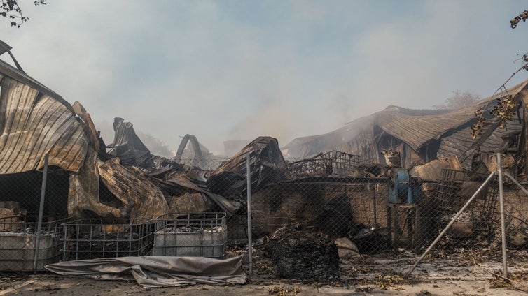 Levantadas las recomendaciones de autoprotección en cinco municipios de Guadalajara tras el incendio de Azuqueca