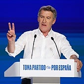 Feijóo cierra el congreso ensayando su discurso de investidura