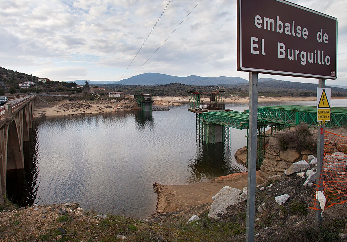 El embalse de El Burguillo, en una imagen de archivo