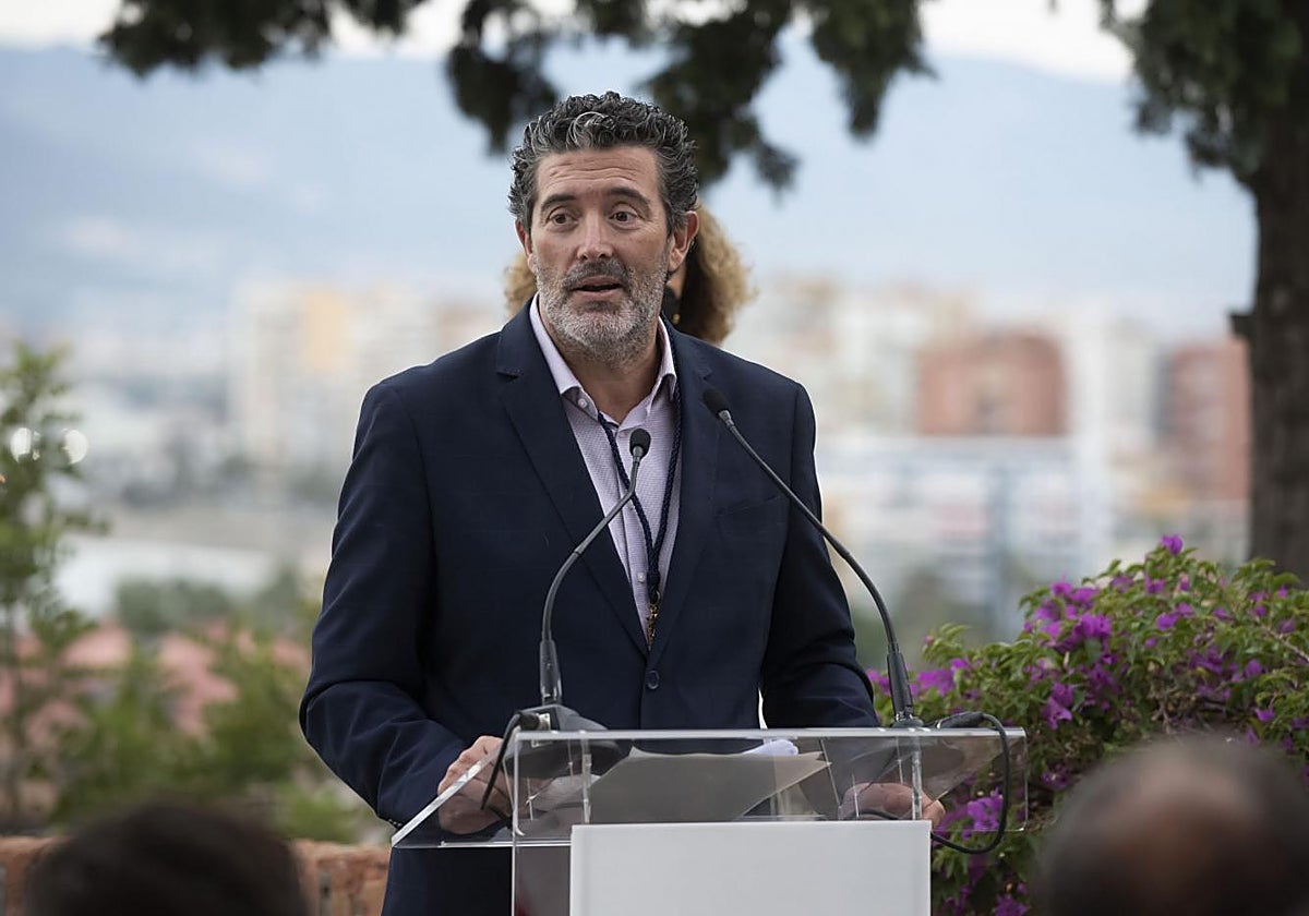 Julián Quirós, director de ABC, tras recibir la Medalla de Honor de la Asociación de la Prensa de Málaga en 2021