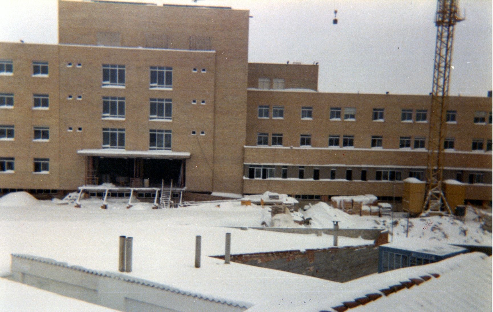 La construcción e inauguración del hospital de Pozoblanco, en imágenes