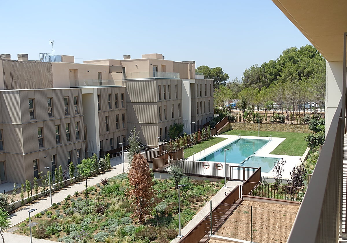 Imagen de la nueva promoción de viviendas