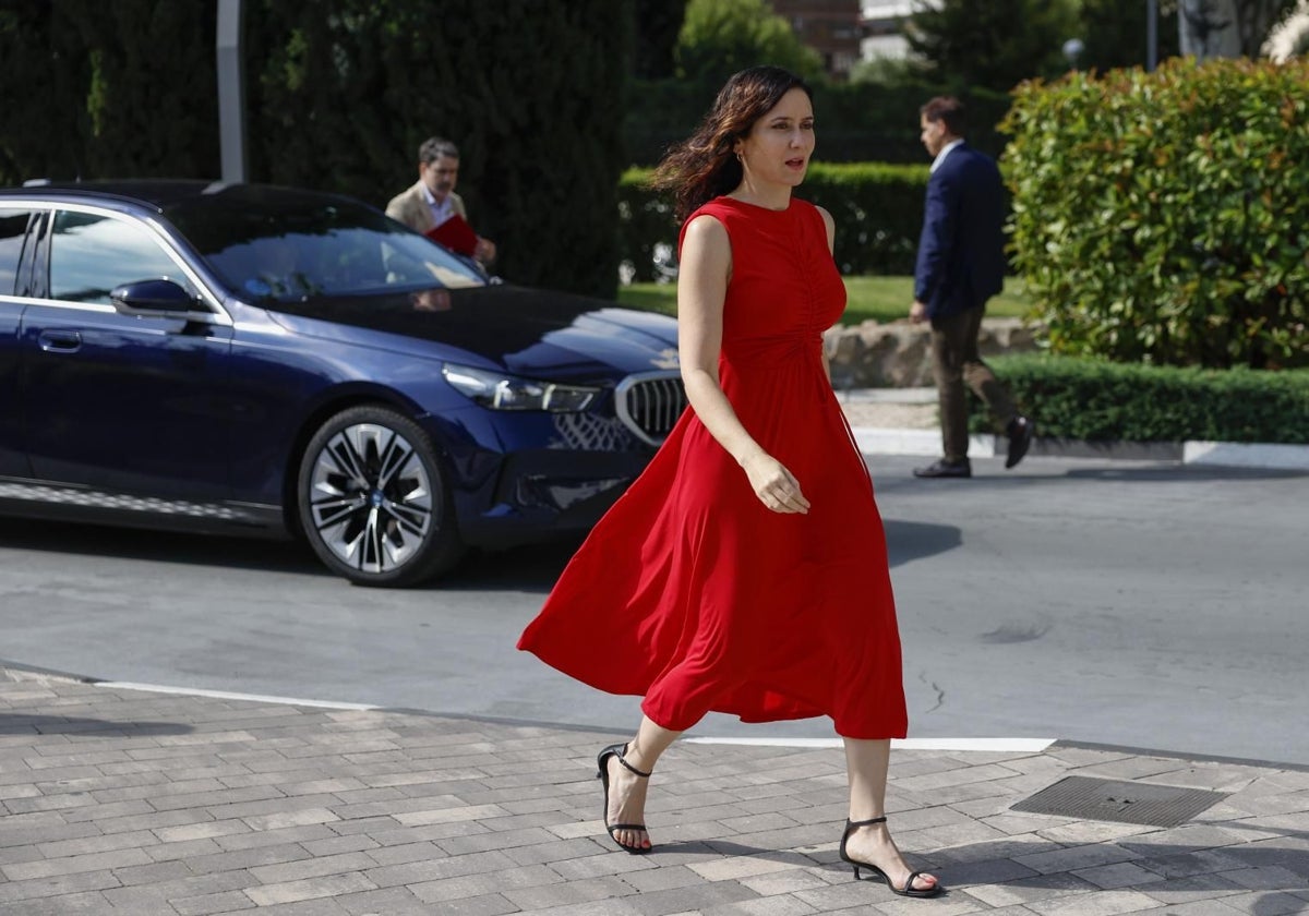 La presidenta de la Comunidad de Madrid, Isabel Díaz Ayuso