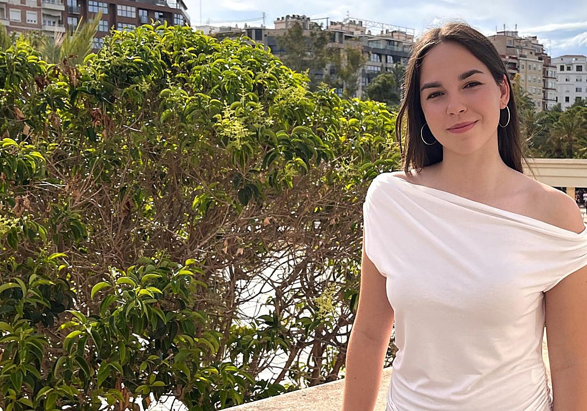 Imagen de Belén Cuevas, la alumna con la mejor nota en la PAU del alumnado de la zona cero de la dana