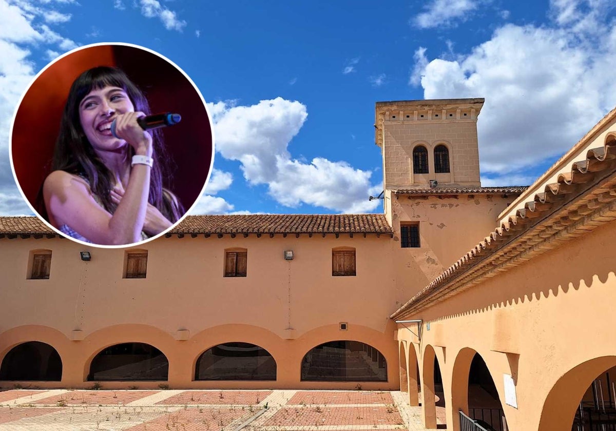 Imagen del pueblo valenciano de l'Eliana y la cantante Melani García