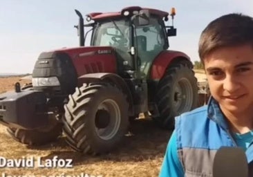 Muere a los 27 años David Lafoz, el agricultor que se convirtió en símbolo de la lucha del campo aragonés