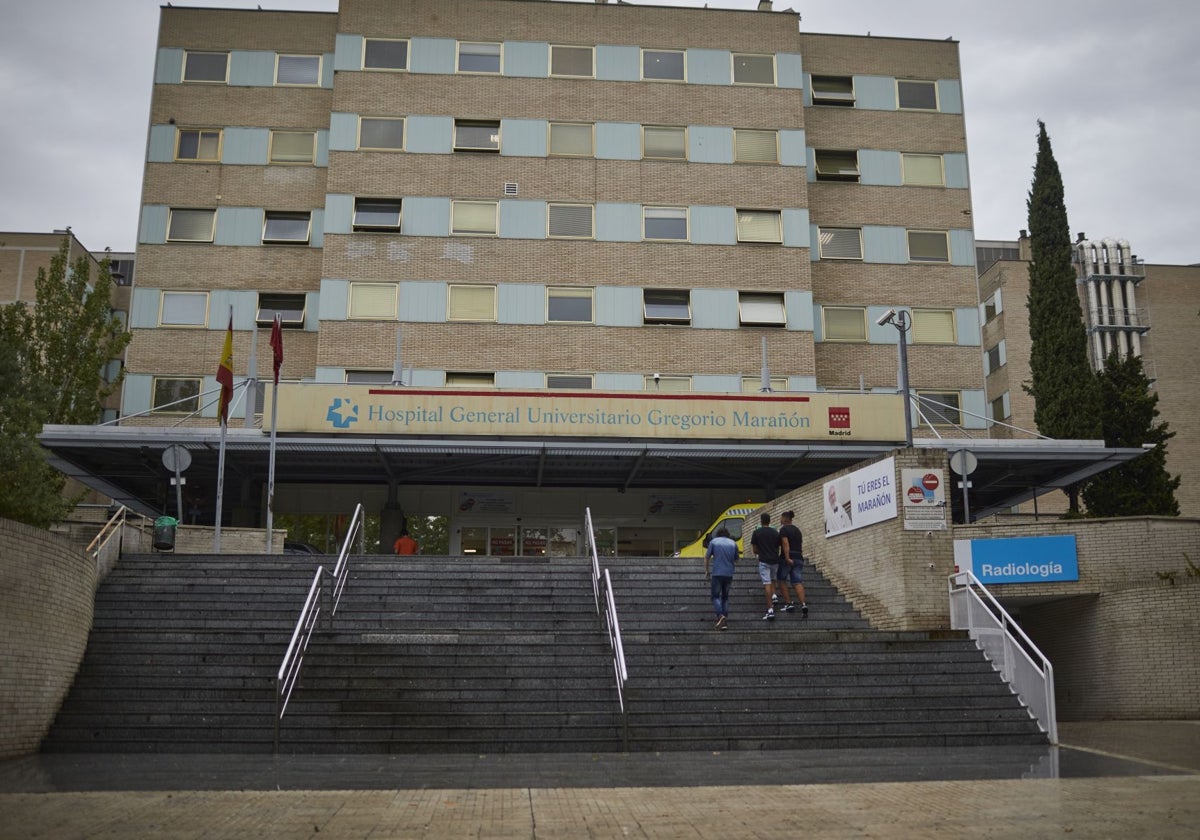 Fachada del edificio principal del Hospital Gregorio Marañón