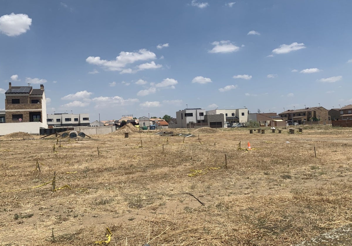 Parcela donde se construirá el colegio de Educación Especial en illescas