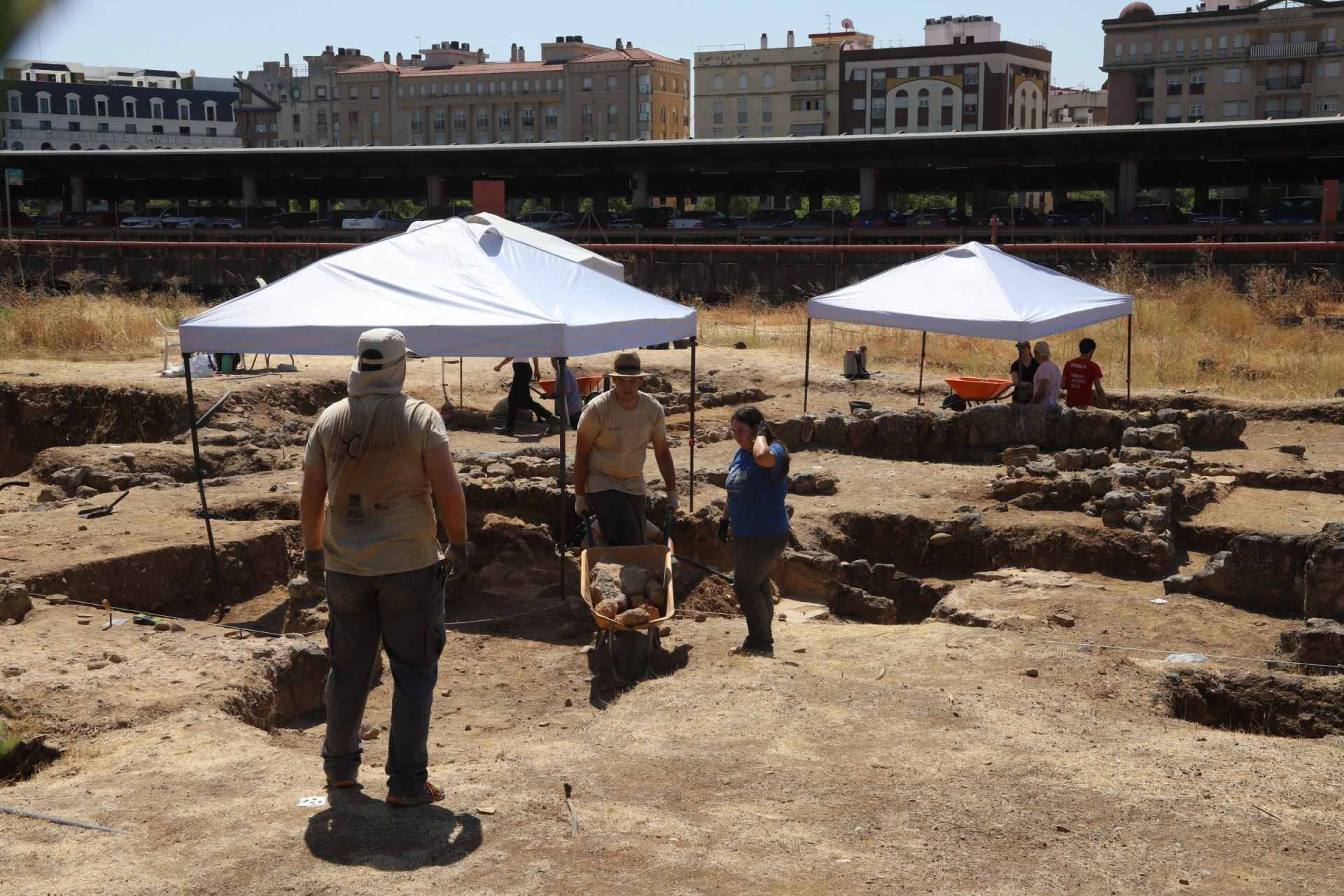 La excavación arqueológica en Cercadilla en Córdoba, en imágenes