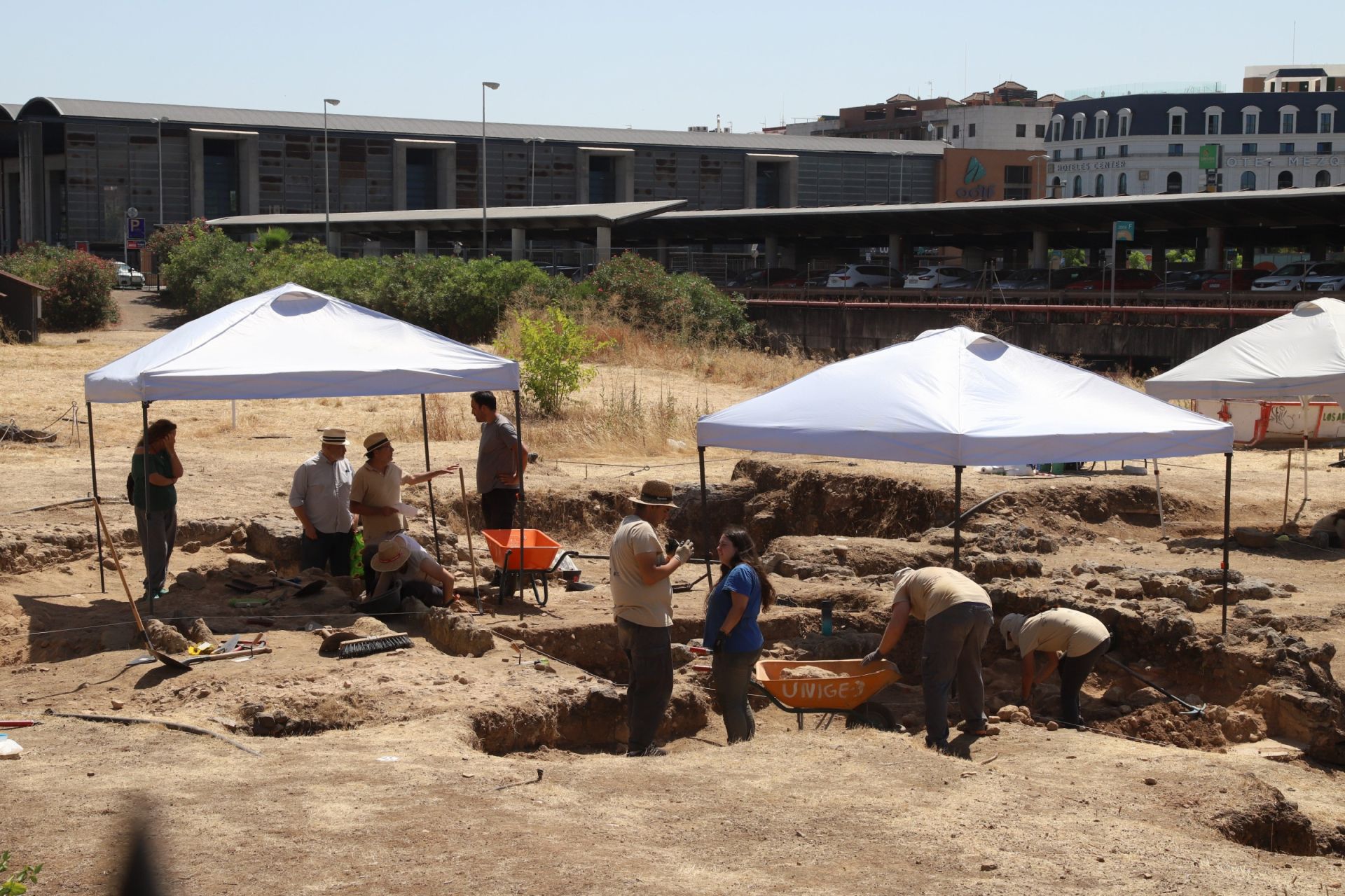 La excavación arqueológica en Cercadilla en Córdoba, en imágenes