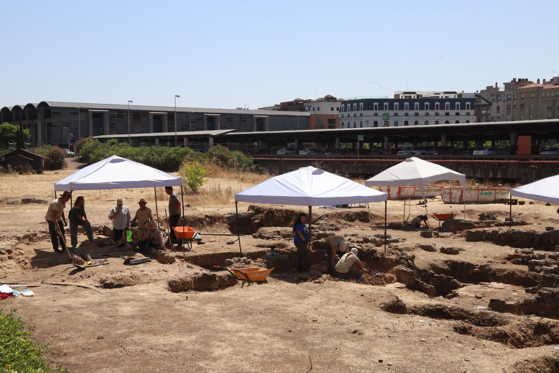 La excavación arqueológica en Cercadilla en Córdoba, en imágenes
