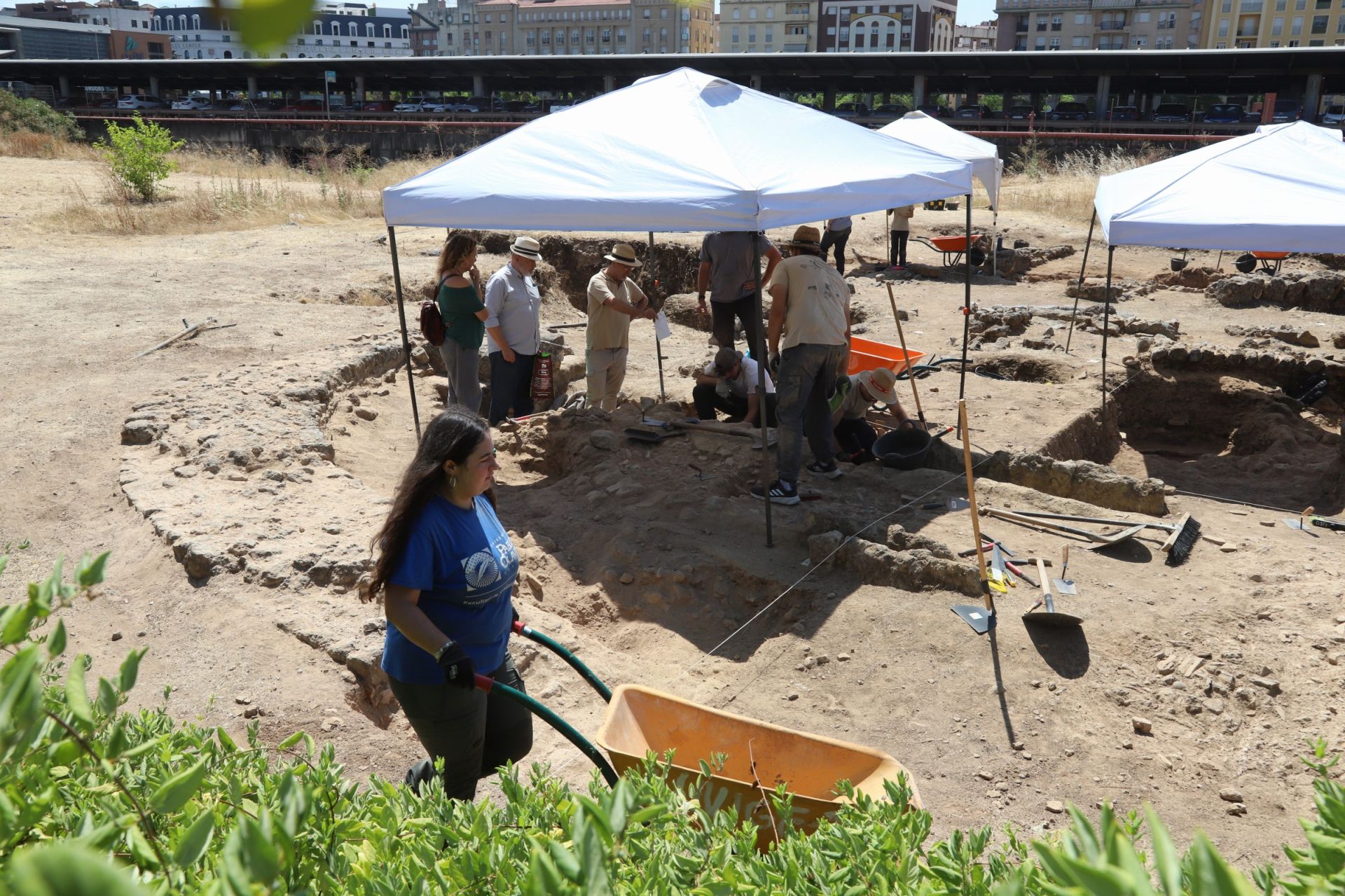 La excavación arqueológica en Cercadilla en Córdoba, en imágenes