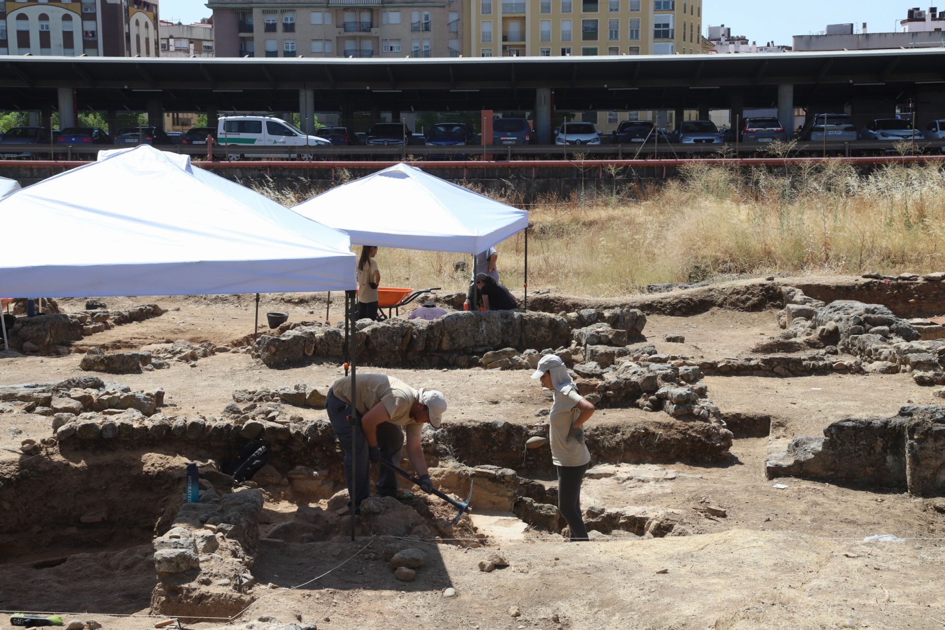 La excavación arqueológica en Cercadilla en Córdoba, en imágenes