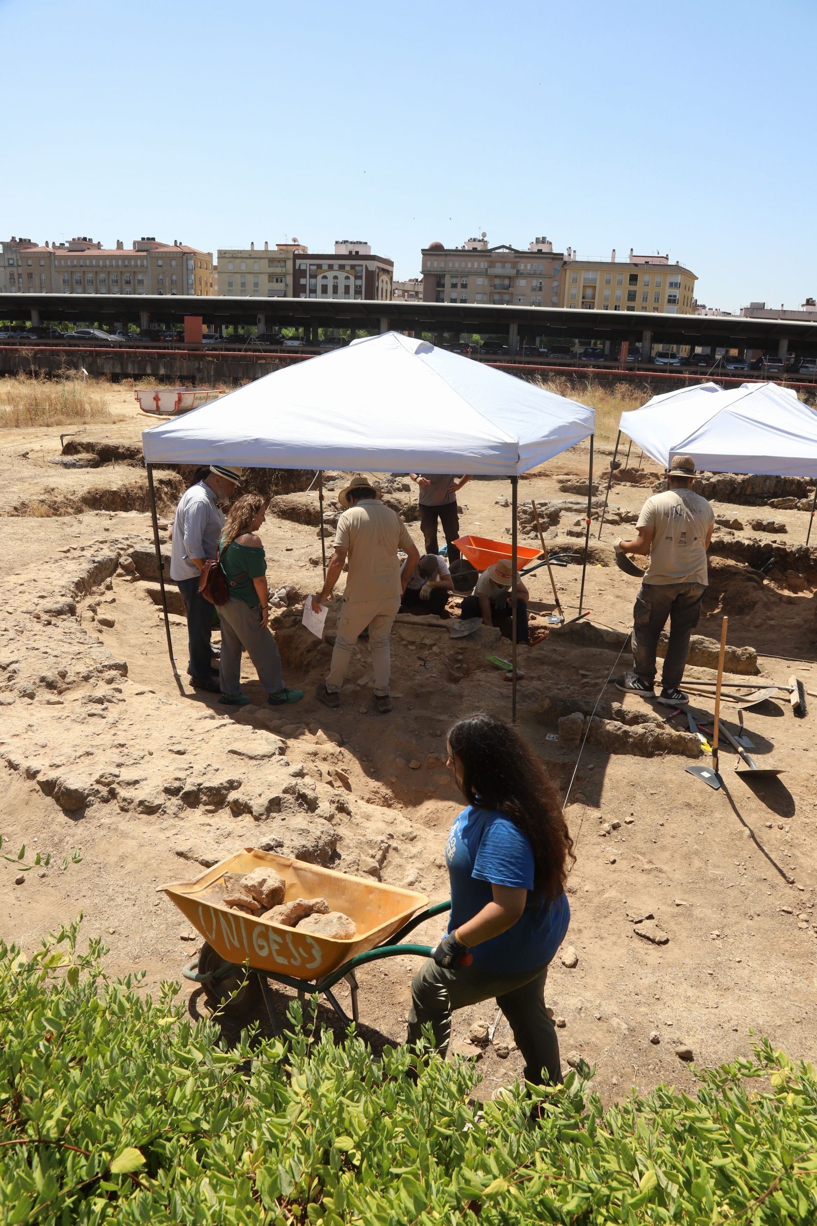 La excavación arqueológica en Cercadilla en Córdoba, en imágenes
