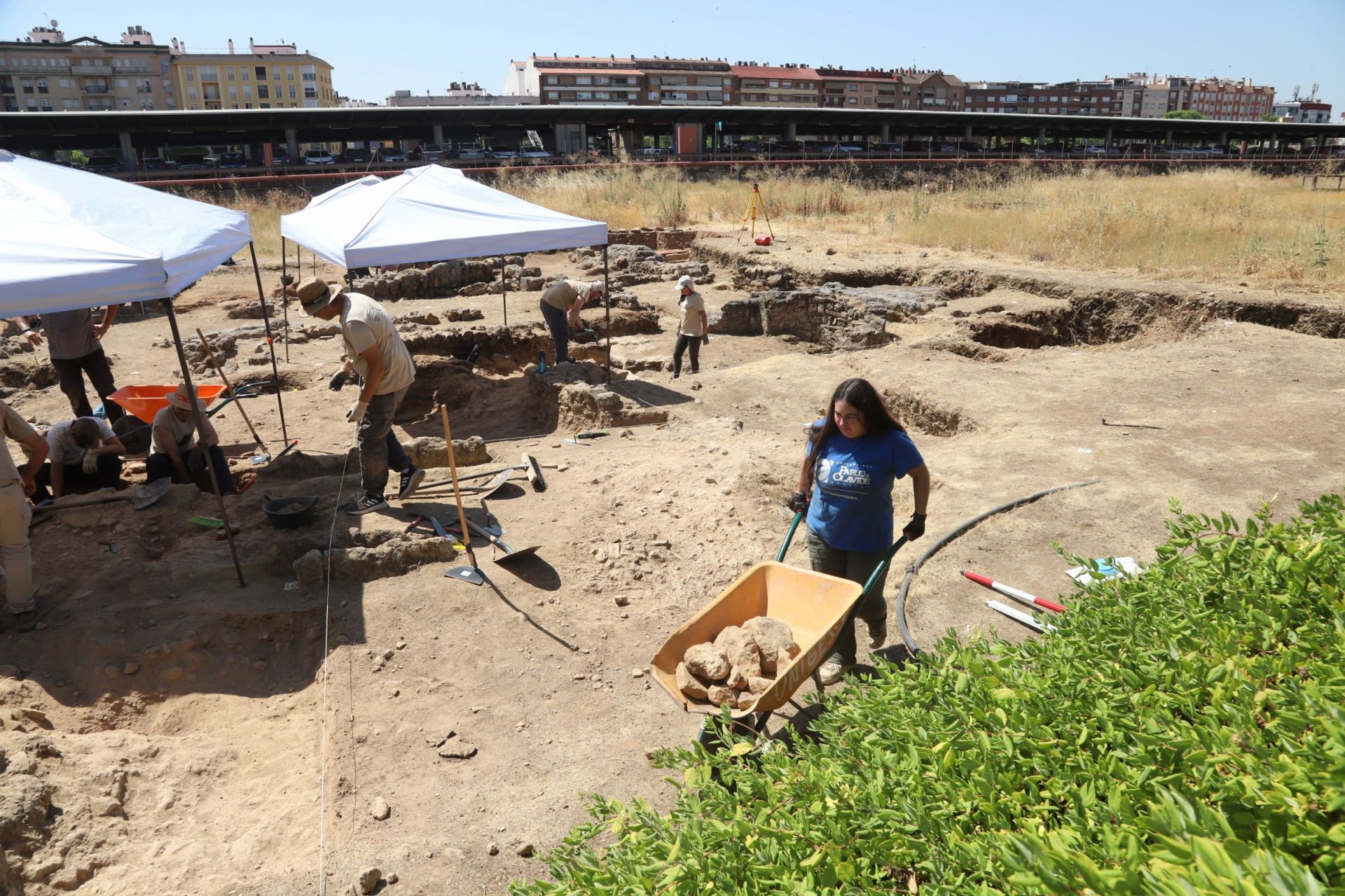 La excavación arqueológica en Cercadilla en Córdoba, en imágenes