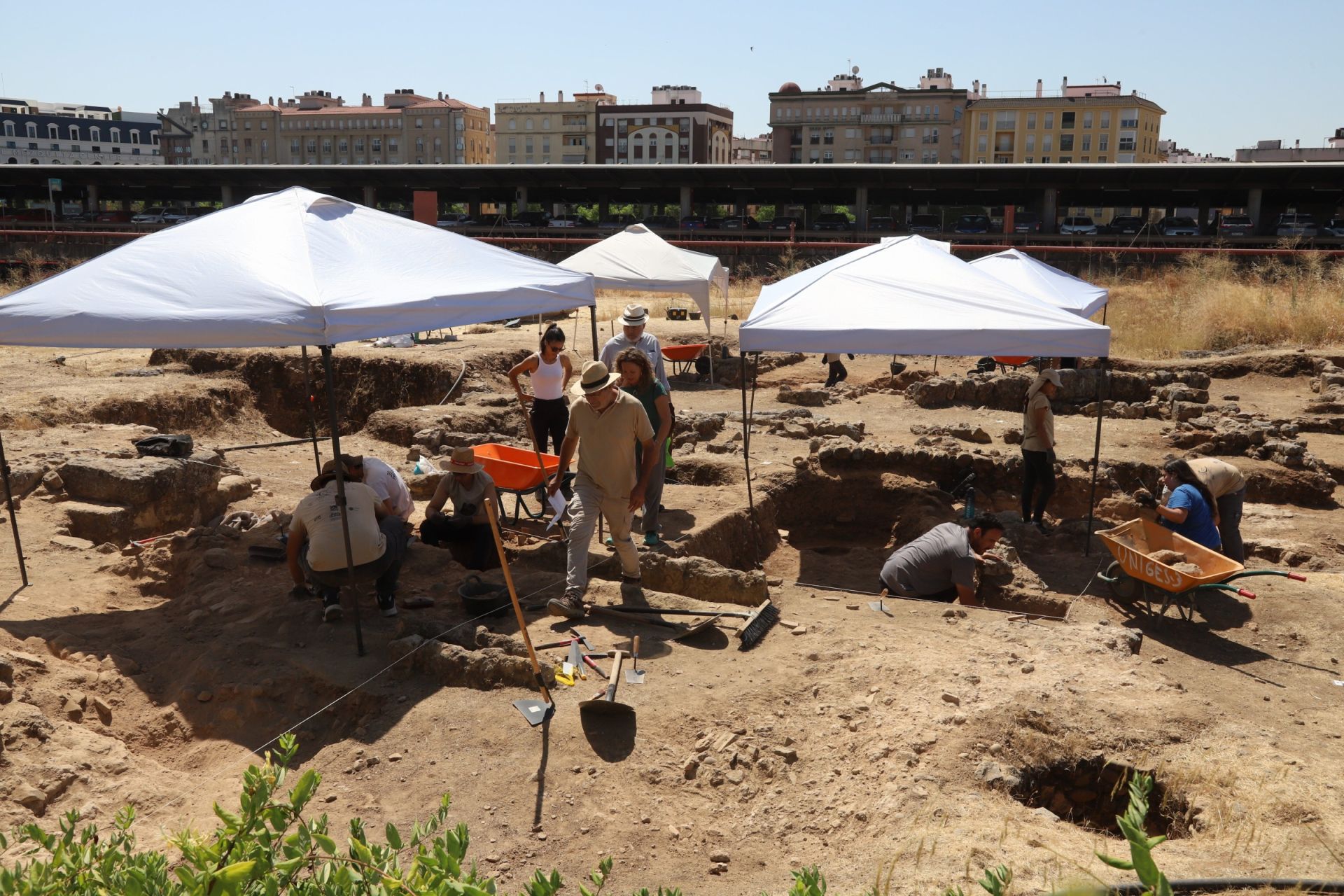 La excavación arqueológica en Cercadilla en Córdoba, en imágenes