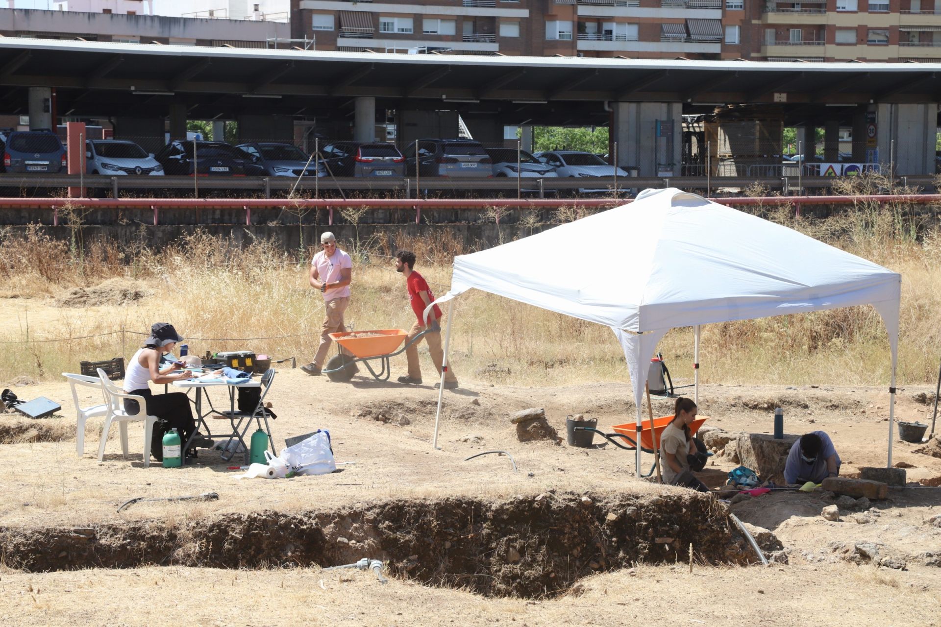La excavación arqueológica en Cercadilla en Córdoba, en imágenes