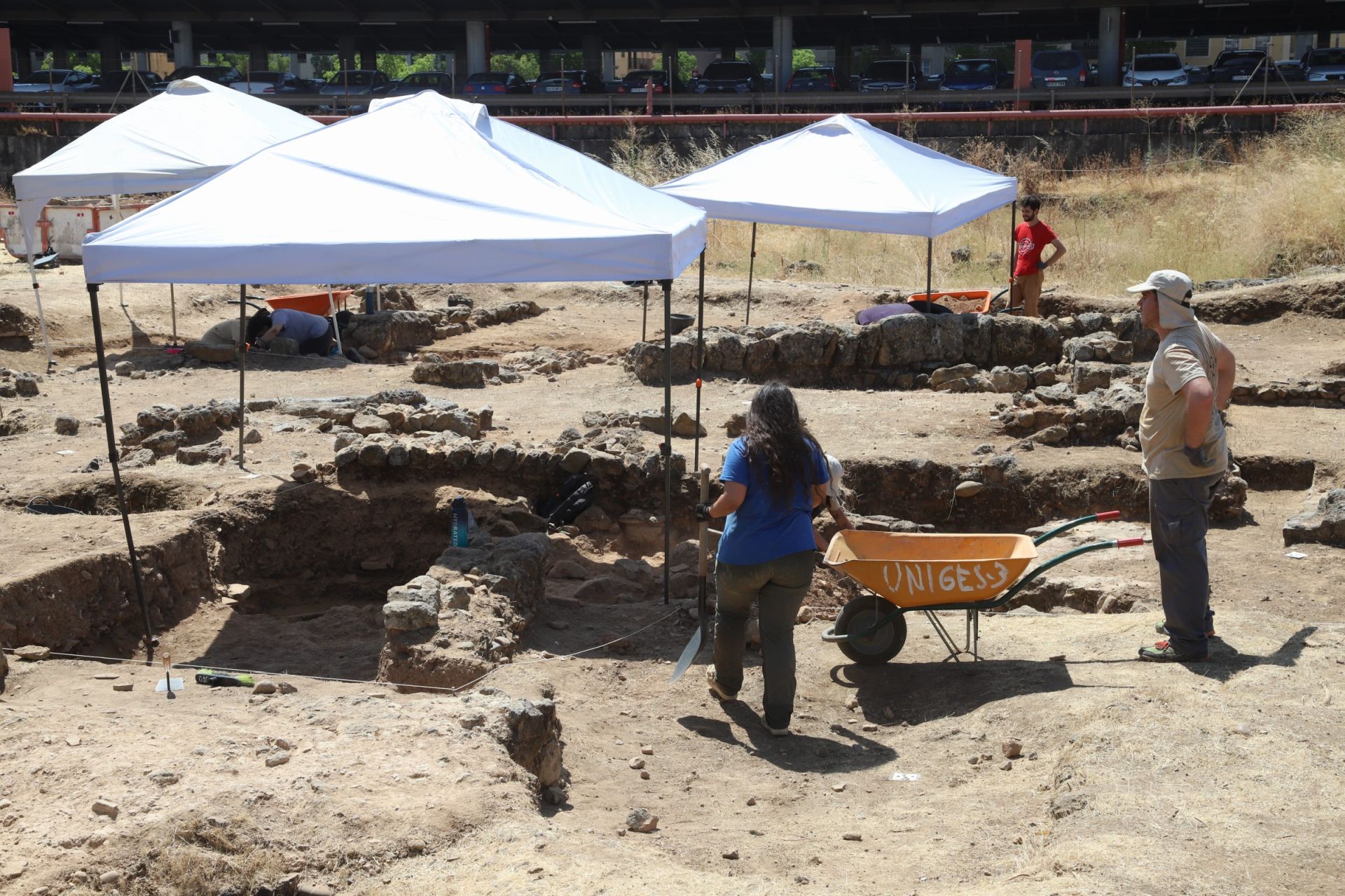 La excavación arqueológica en Cercadilla en Córdoba, en imágenes