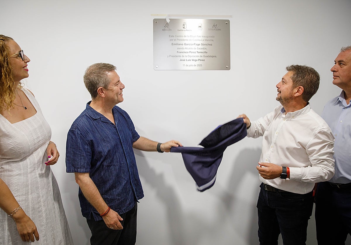 Page ha inaugurado este viernes en Sacedón un Centro de la Mujer de los Municipios Ribereños