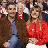 El presidente del Gobierno, Pedro Sánchez, y su esposa, Begoña Gómez