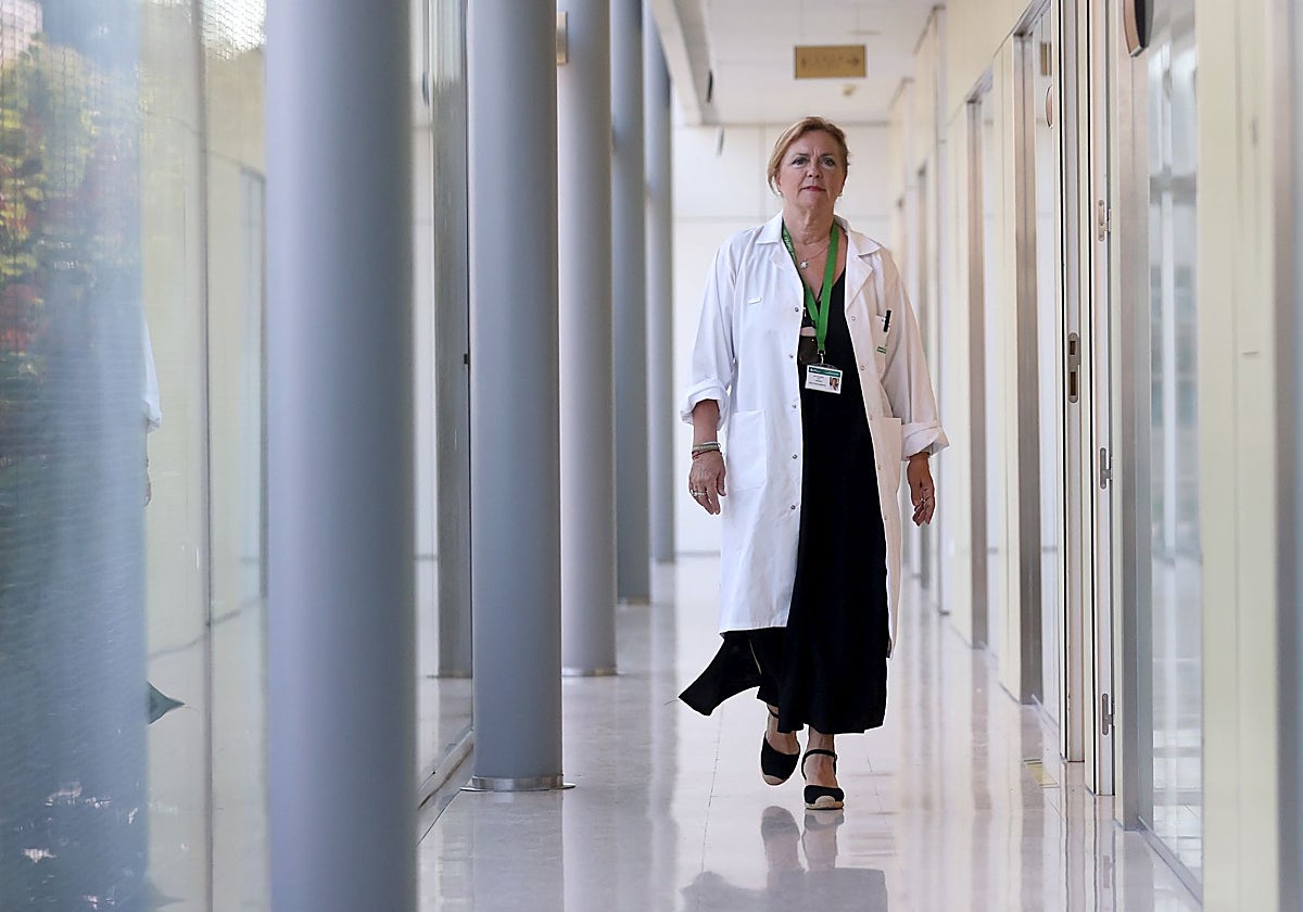 Ana Leal, en la sede del Distrito Sanitario Córdoba