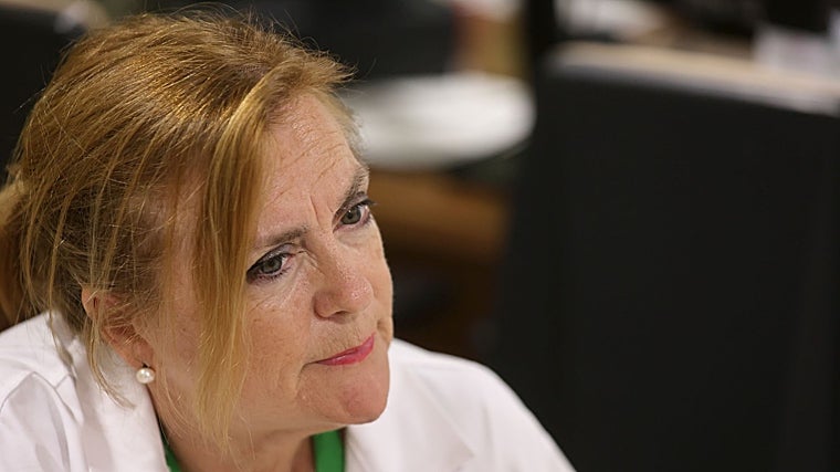 Ana Leal, en un momento de la entrevista