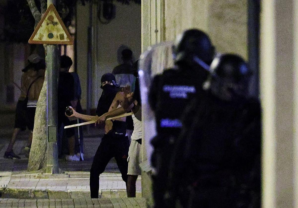 Disturbios, en la madurgada del lunes, en Torre Pacheco