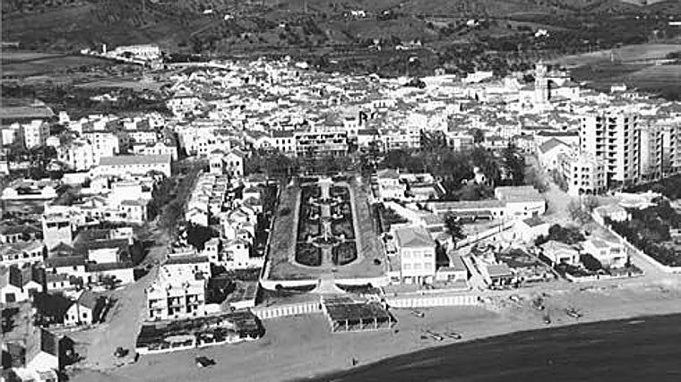 Los jardines de Avenida del Mar en Marbella en 1962