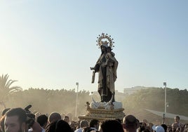 En imágenes, la procesión de la Virgen del Carmen de El Palo en Málaga