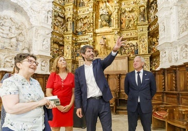 El retablo mayor del Monasterio del Parral recupera su esplendor