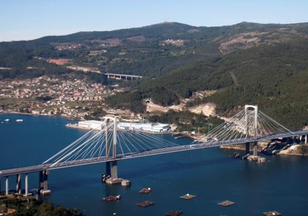 Fotografía de archivo del Puente de Rande, en Vigo, punto neurálgico de la AP-9