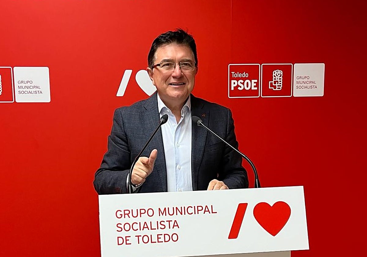 Teo García es concejal del Grupo Municipal Socialista en el Ayuntamiento de Toledo