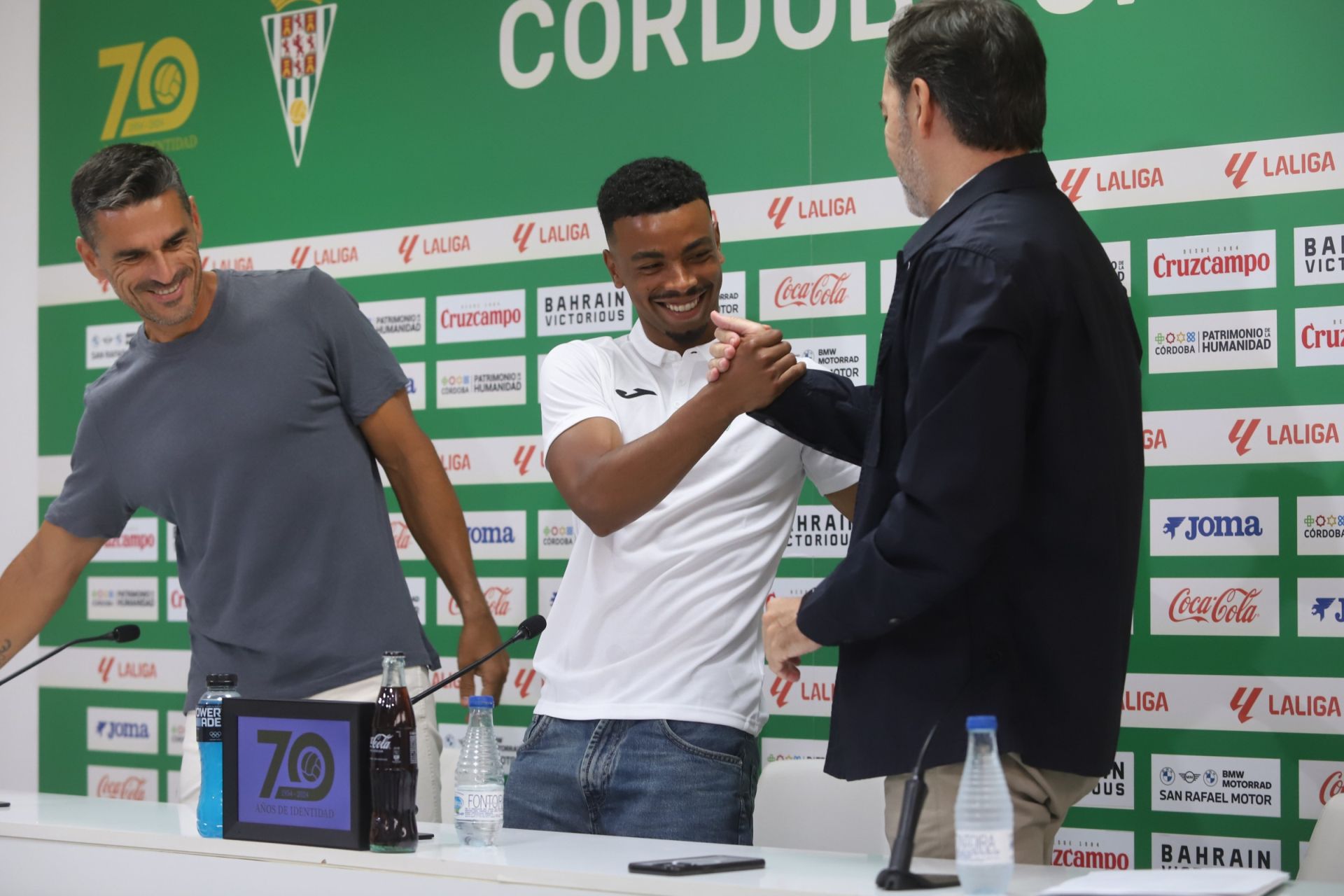 Las mejores imágenes de la presentación de Sergi Guardiola y Dalisson con el Córdoba CF