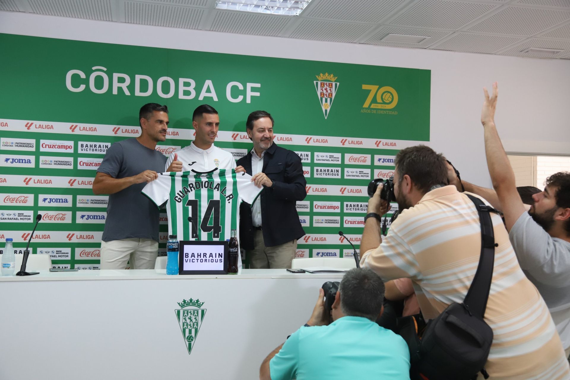 Las mejores imágenes de la presentación de Sergi Guardiola y Dalisson con el Córdoba CF