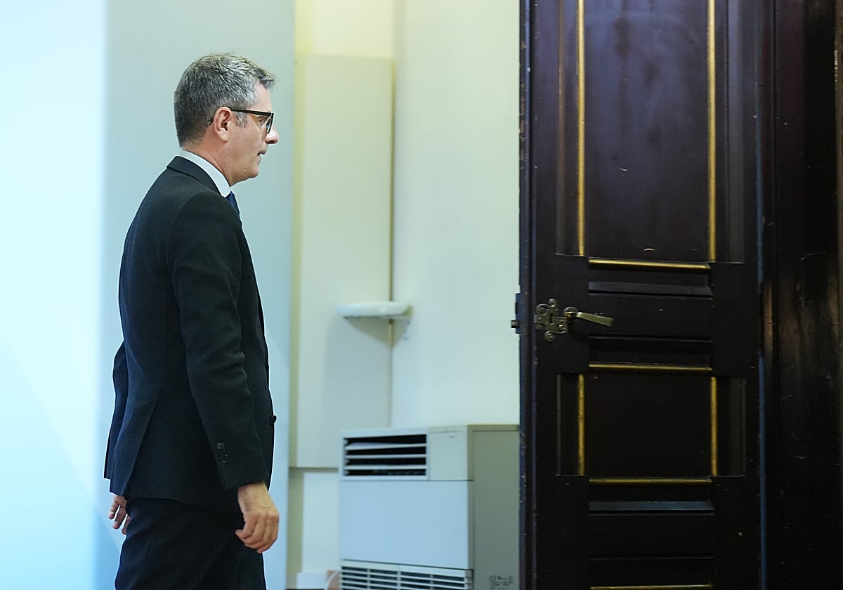 El ministro de Justicia, Félix Bolaños