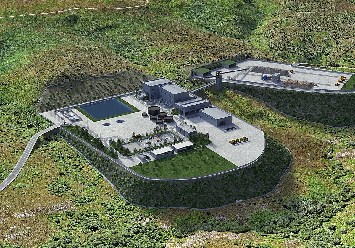 Proyecto de Mina Doade, en Beariz (archivo)