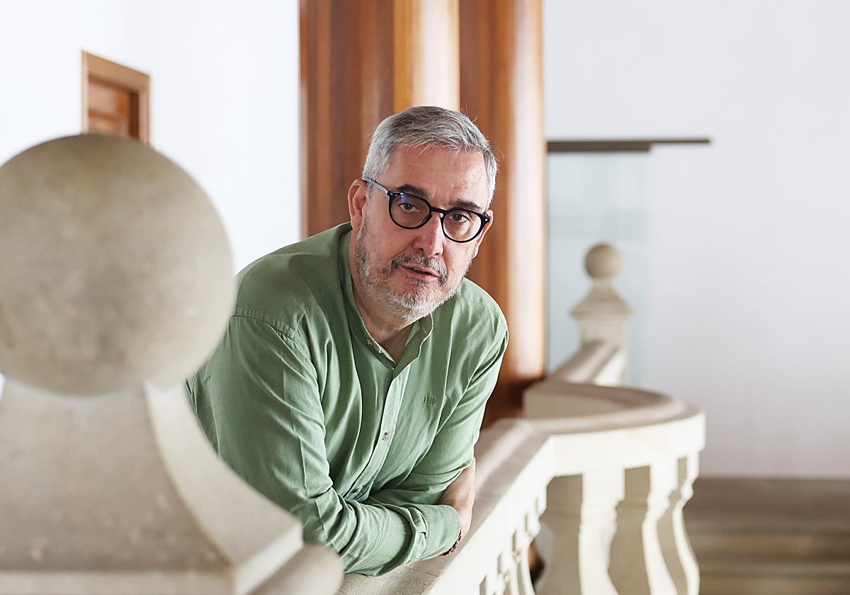 Blas García, este viernes en las dependencias del Concello de Ames