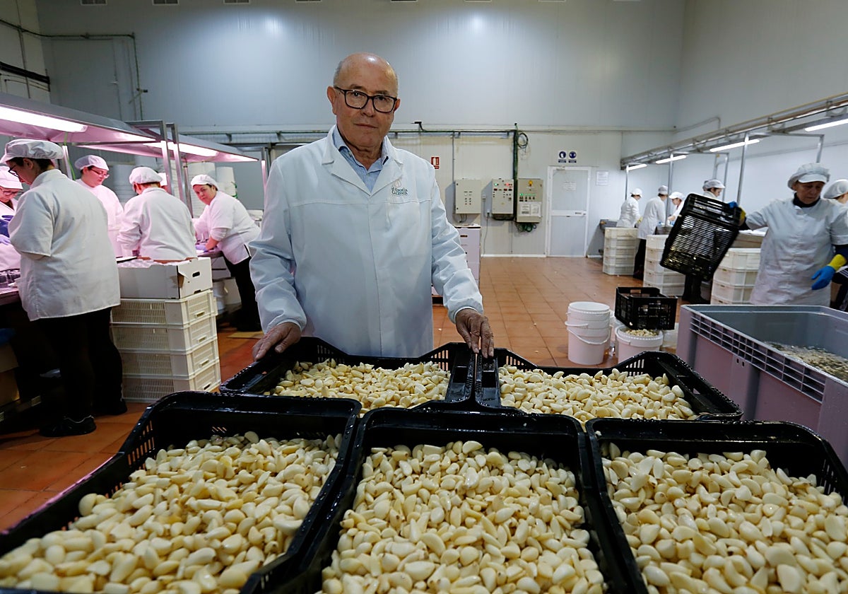 Manuel Vaquero, gerente de La Abuela Carmen, productores de ajo