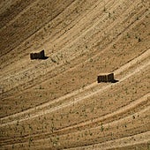 Arden 40.000 kilos de paja en una nave de Ejea de los Caballeros (Zaragoza)