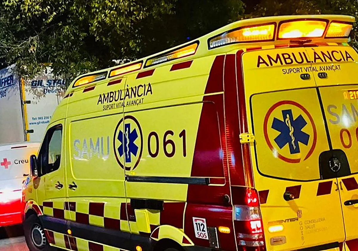 Una ambulancia de Baleares en una imagen de archivo.