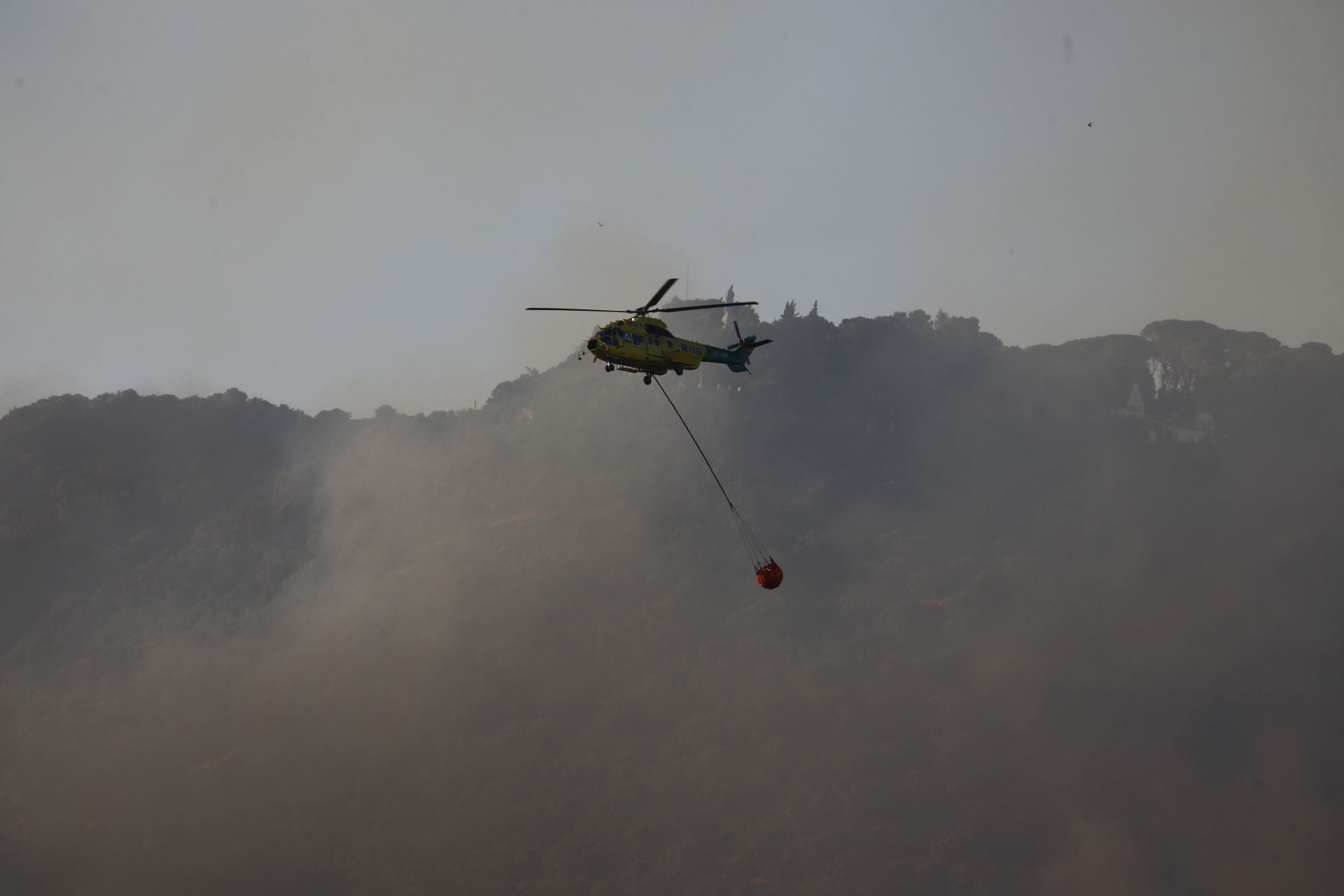 El incendio en la zona del Castillo de la Albaida en Córdoba, en imágenes
