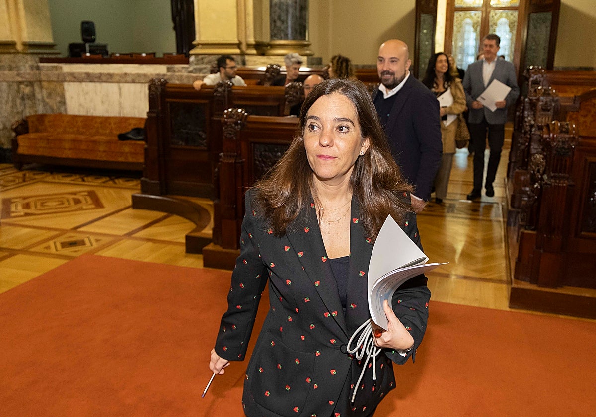 La alcaldesa de A Coruña, Inés Rey