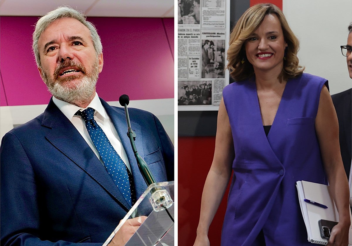 Azcón, hoy en Zaragoza; Alegría, hoy en Madrid