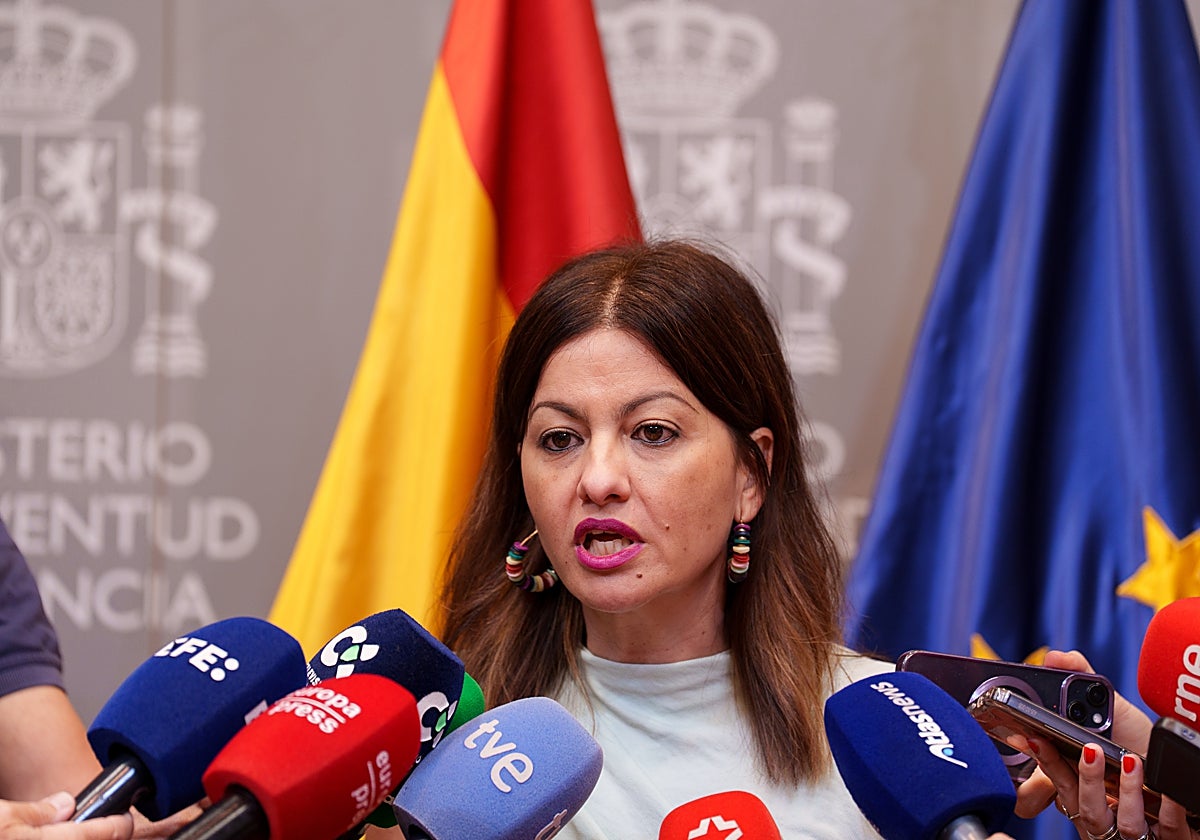 La ministra Sira Rego durante las declaraciones realizadas este martes