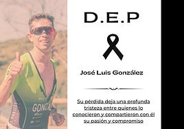 Fallece José Luis González, triatleta de Sonseca, tras una caída con la bicicleta