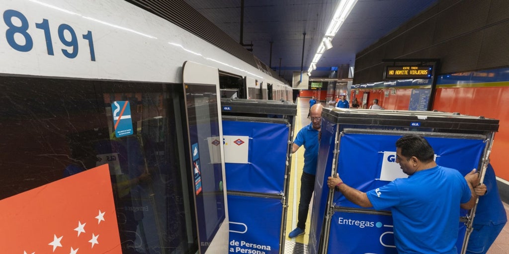 Metro de Madrid transportará paquetes fuera del horario de circulación de viajeros a partir de finales de año