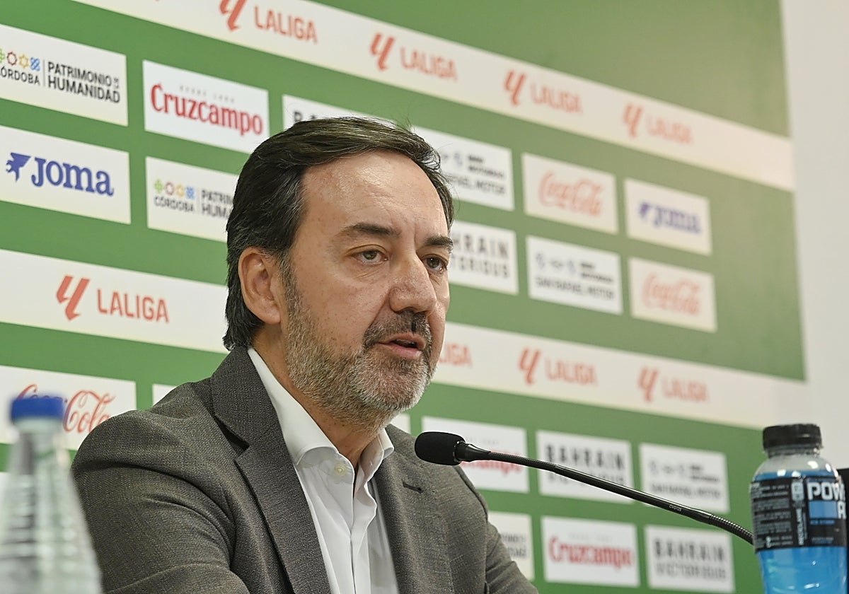 Fernández Monterrubio en rueda de prensa