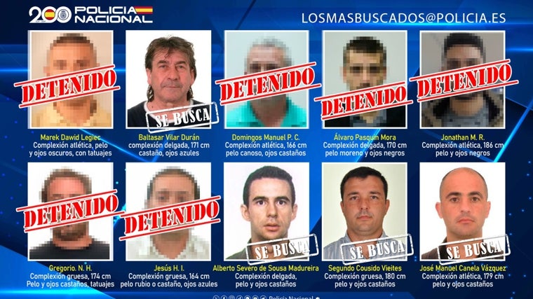 La lista de los 10 más buscados en España